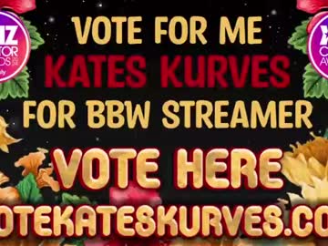 Scared prostitute Kates Kurves (Kateskurves) vivaciously bonks with agreeable fist on free sex webcam